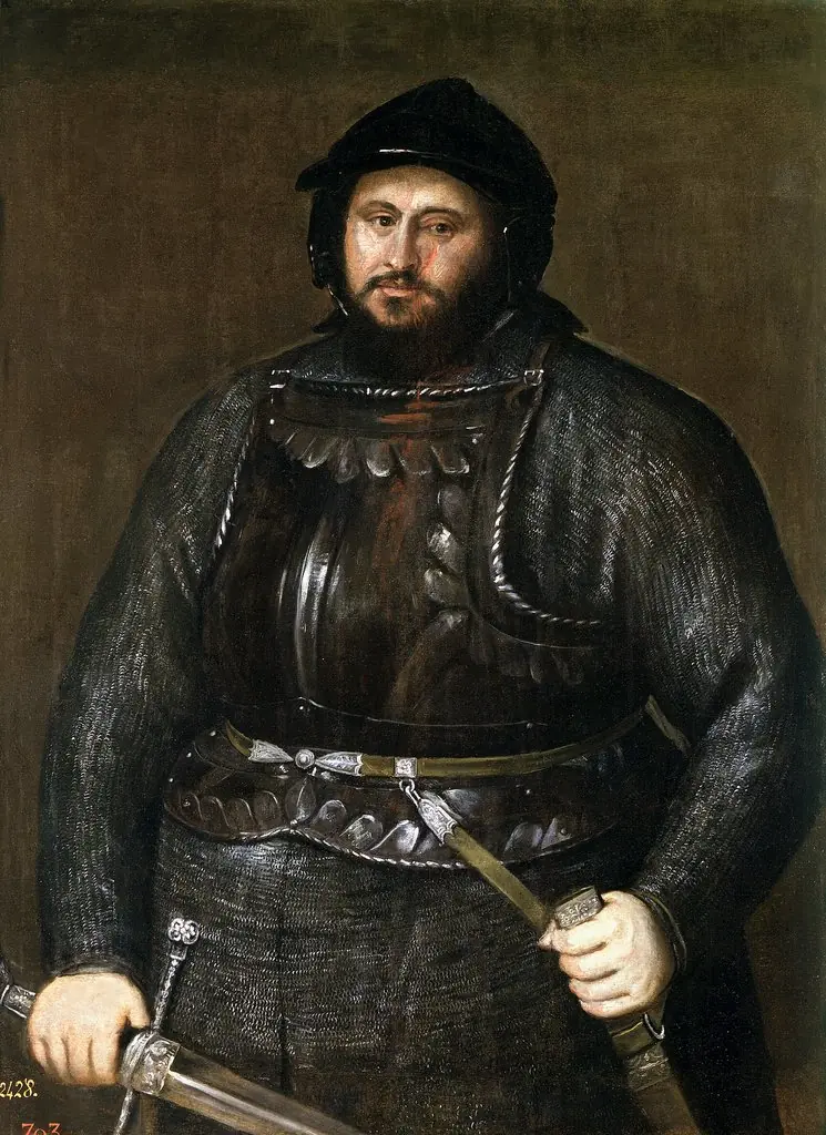 John Frederick I, Elector of Saxony, by Titian, oil, 1548