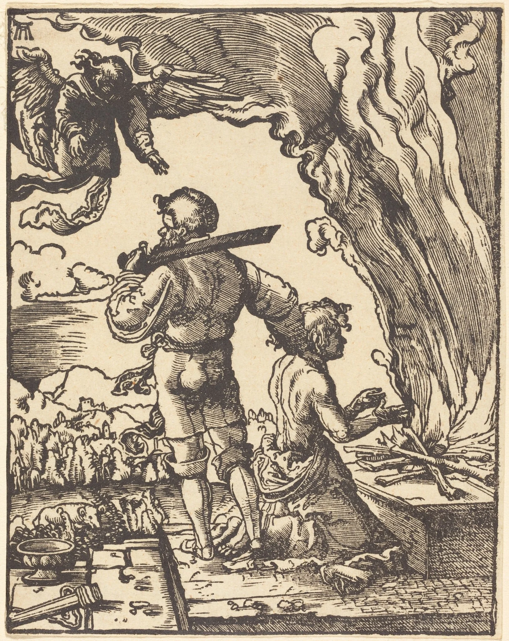 Abraham's Sacrifice, detail