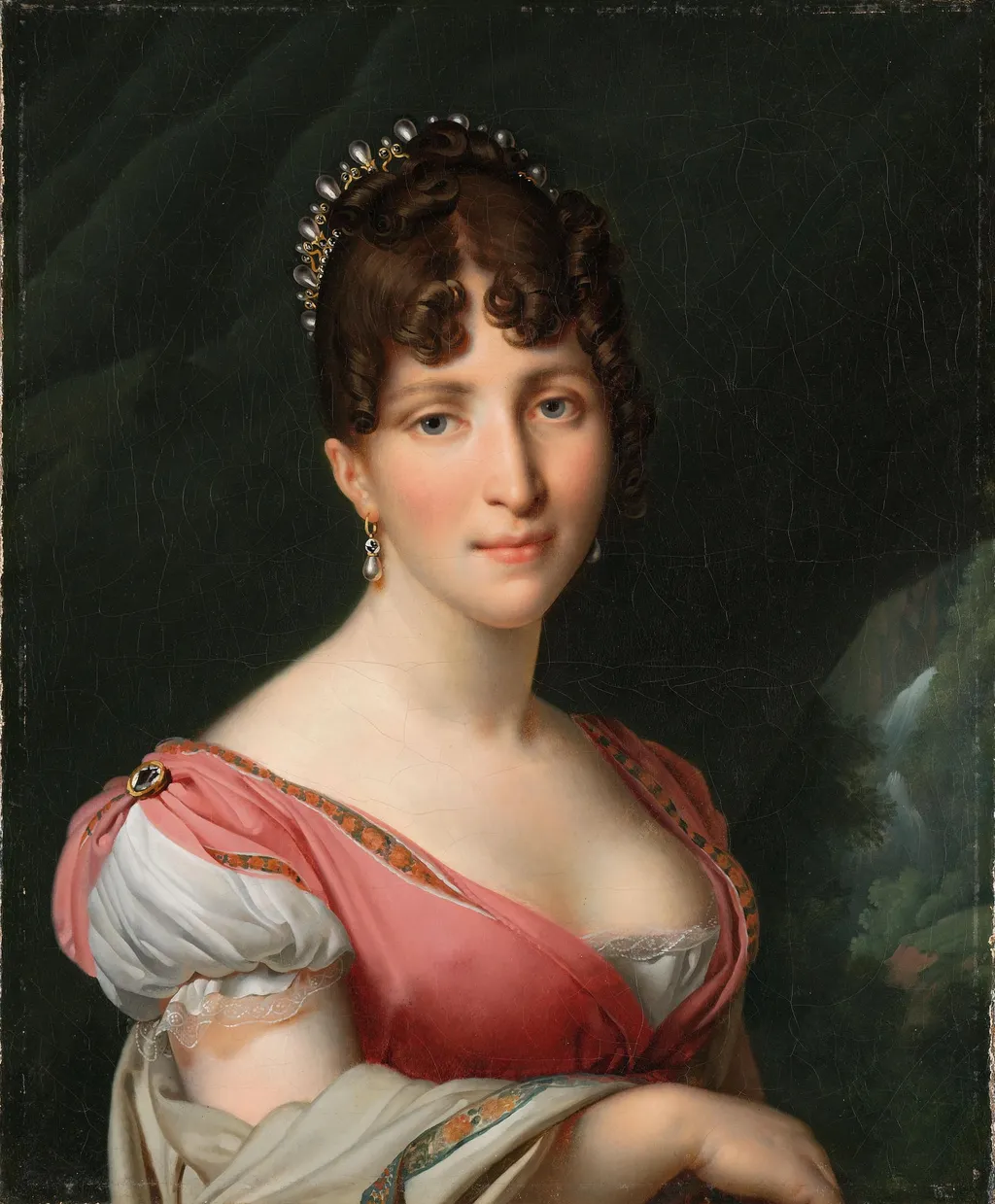 Portrait of Hortense de Beauharnais, by Anne-Louis Girodet, unspecified, 1805