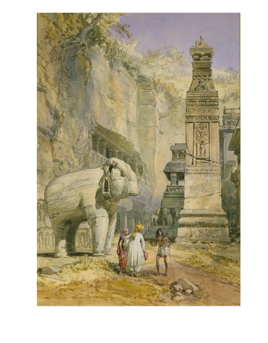 Untitled, by William Simpson, paint, 1864