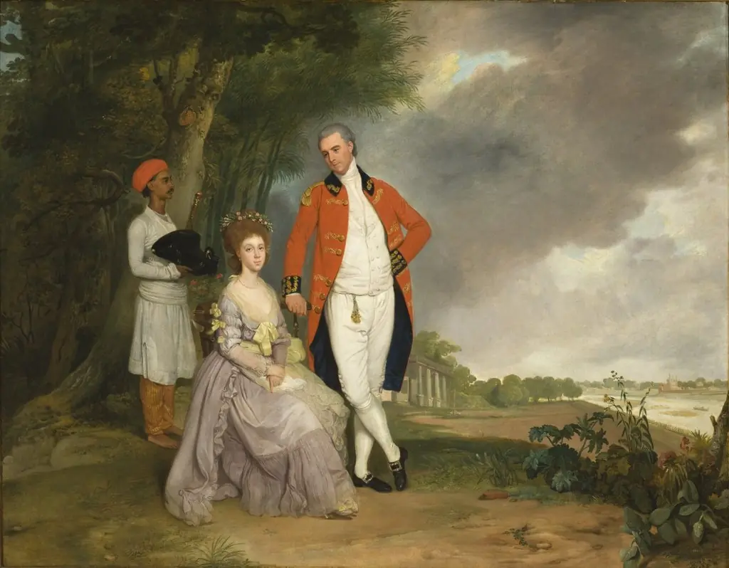 The Hon. William Monson and His Wife, Ann Debonnaire, by Arthur William Devis, unspecified, 1794