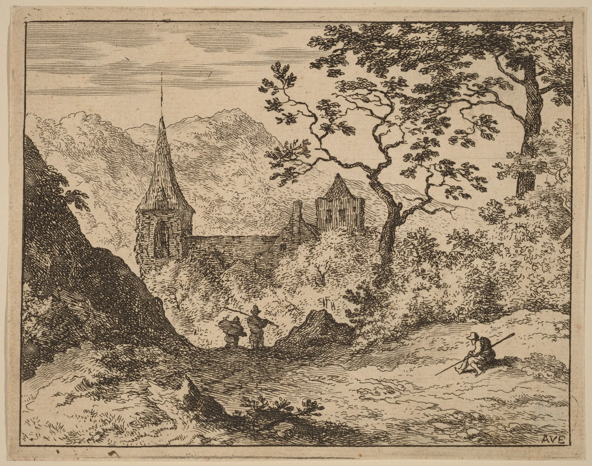 The Steeple, detail
