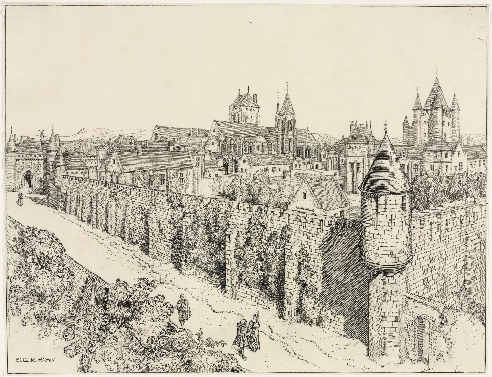 The Temple, Paris, detail