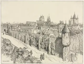 The Temple, Paris, by Frederick Landseer Maur Griggs, 1904