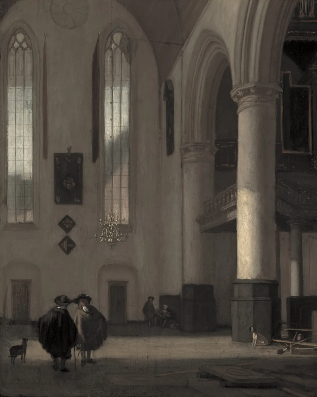 Interior of a Protestant Church, by Emanuel de Witte, unspecified, 1689