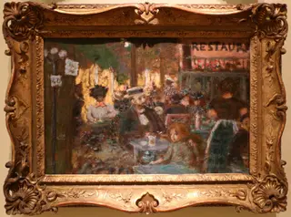 Café Terrace, by Pierre Bonnard, unspecified, 1900