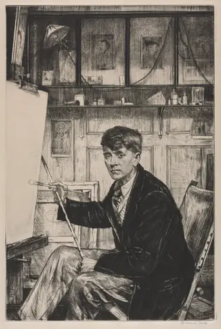 Charles Cundall, by Francis Dodd, 1926