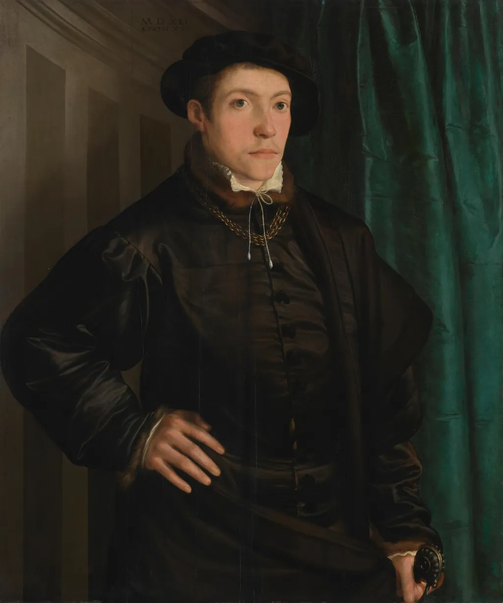 Portrait of Christoph Fugger, by Christoph Amberger, paint, 1541