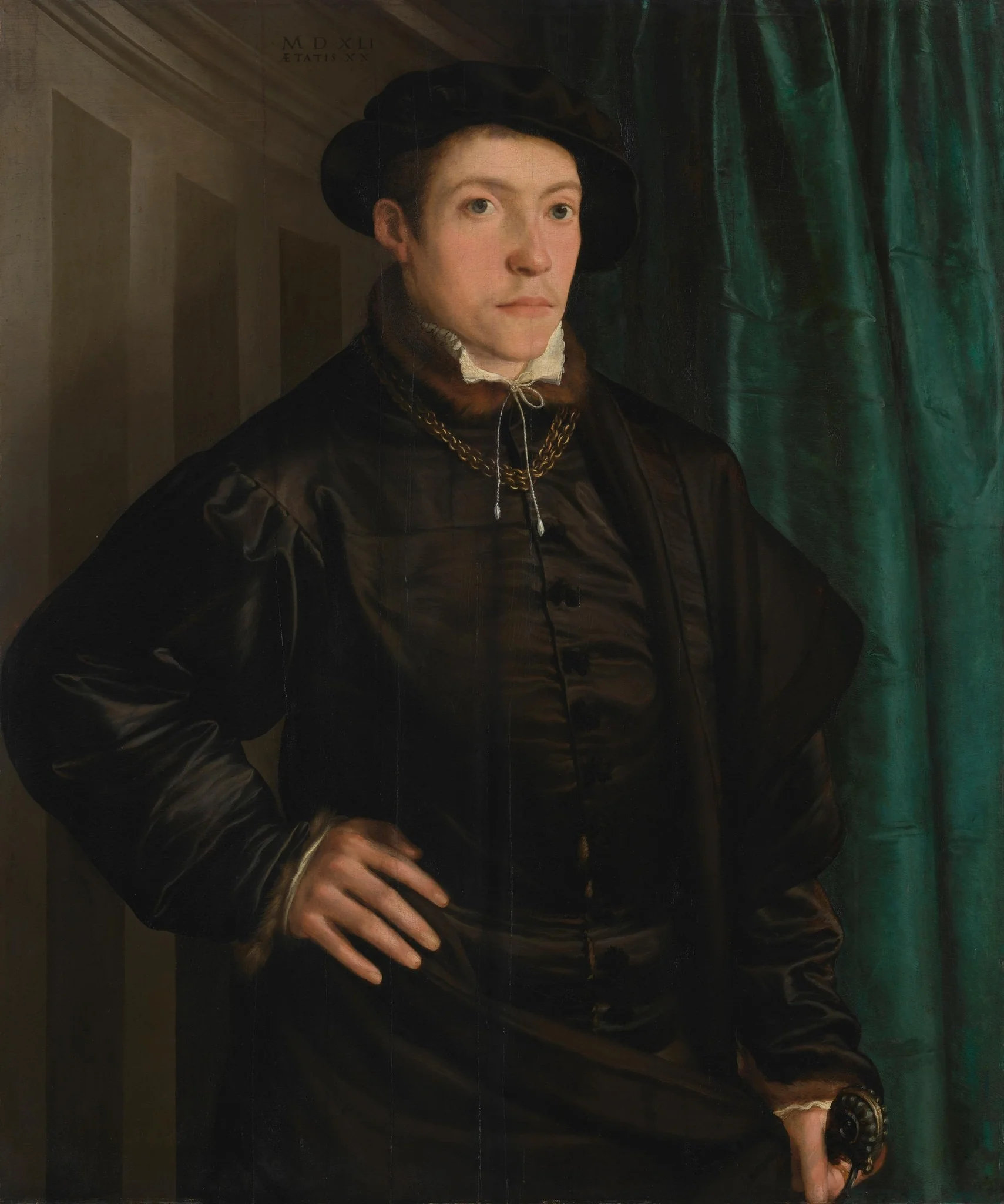 Portrait of Christoph Fugger, detail