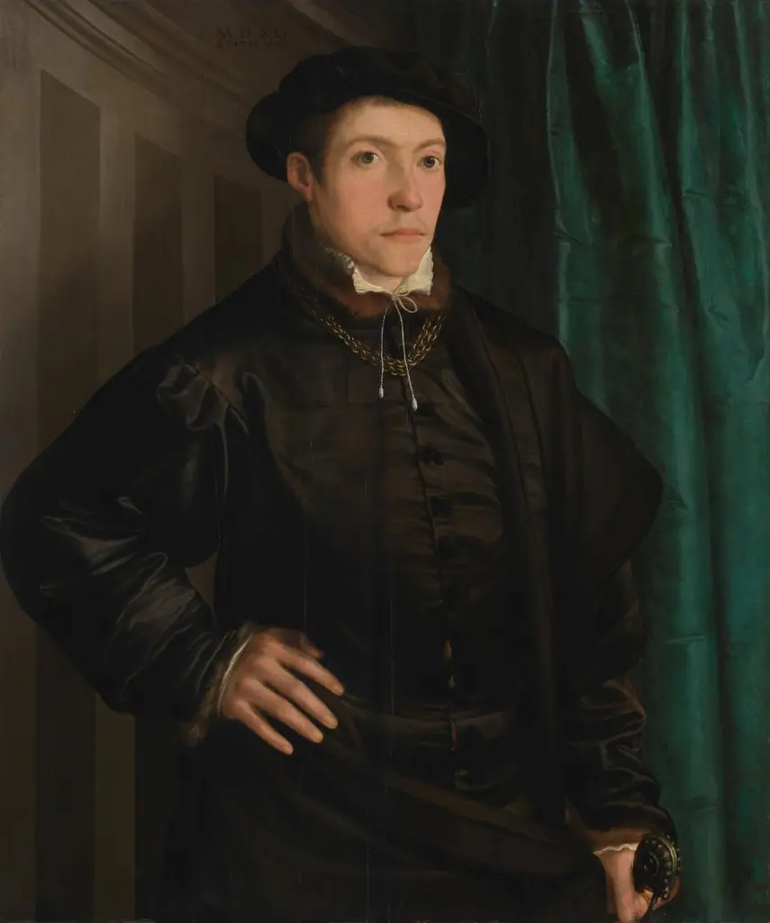 Portrait of Christoph Fugger, by Christoph Amberger, paint, 1541