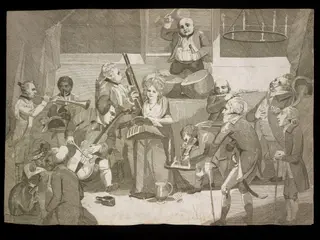 H Beard Print Collection, by Abraham Hume, 1750
