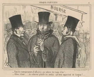 Tous les entrepreneurs d'affaires, ca adore ..., by Honoré Daumier, ink, 1856