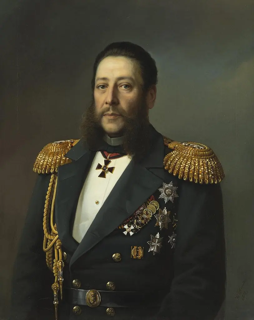 Portrait of Admiral N.K. Krabbe, by Ivan Tyurin, oil, 1874