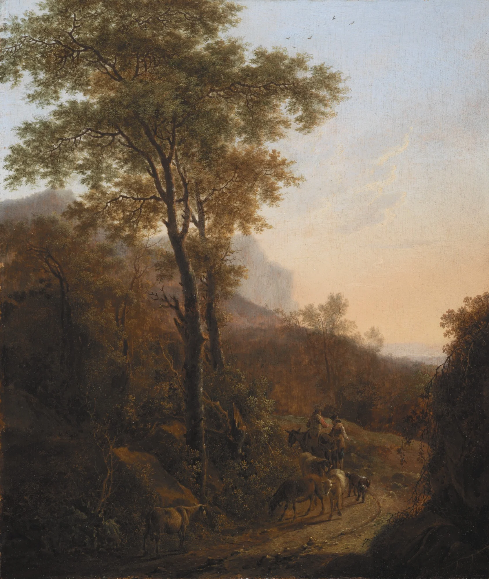 Italian Landscape, detail