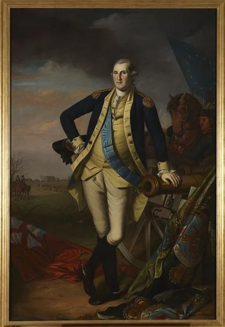 George Washington at the Battle of Princeton, detail