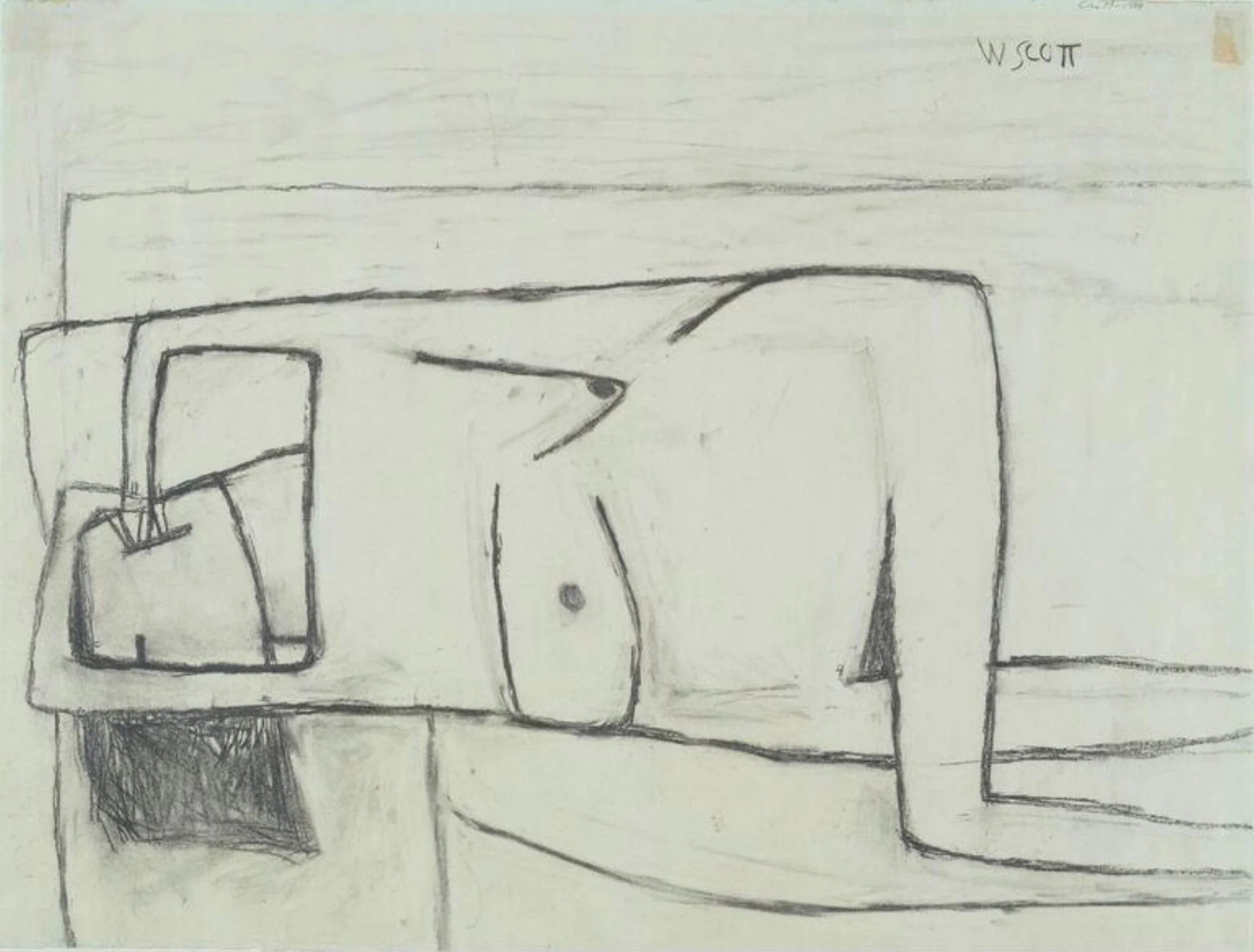 'Reclining Nude', detail