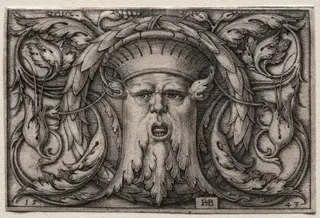 The Mask, by Sebald Beham, 1543