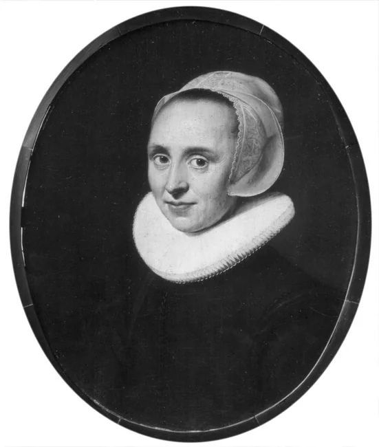 Portrait of the sister of Dirck Baltus, detail