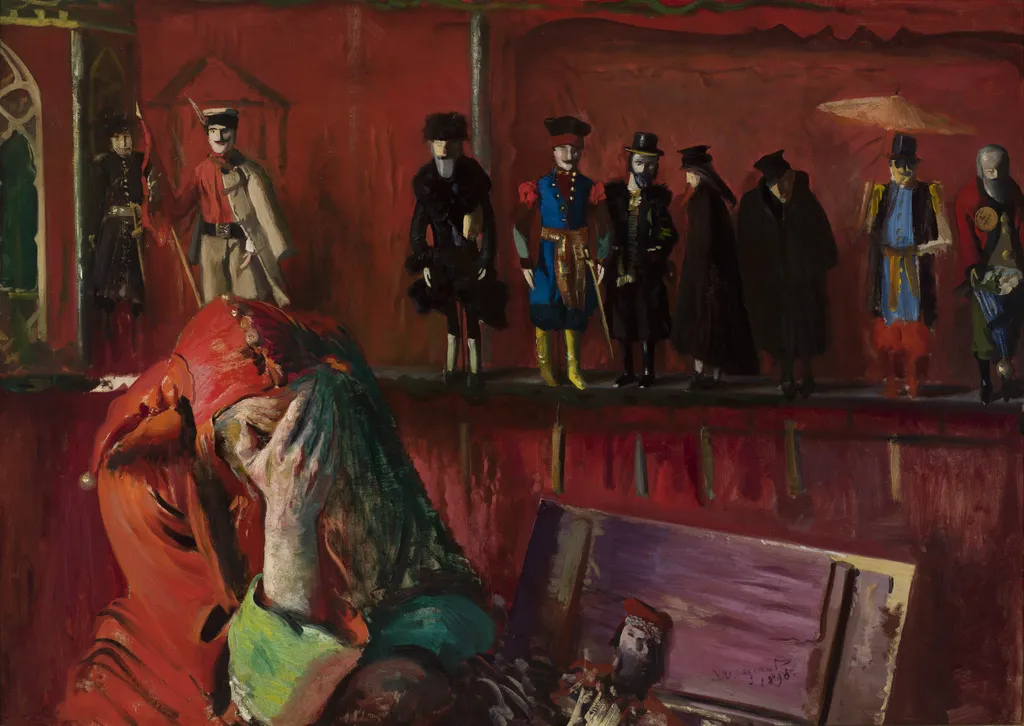 Stańczyk, by Leon Wyczółkowski, oil, 1900