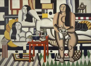 Three Women, by Fernand Léger, oil, 1920