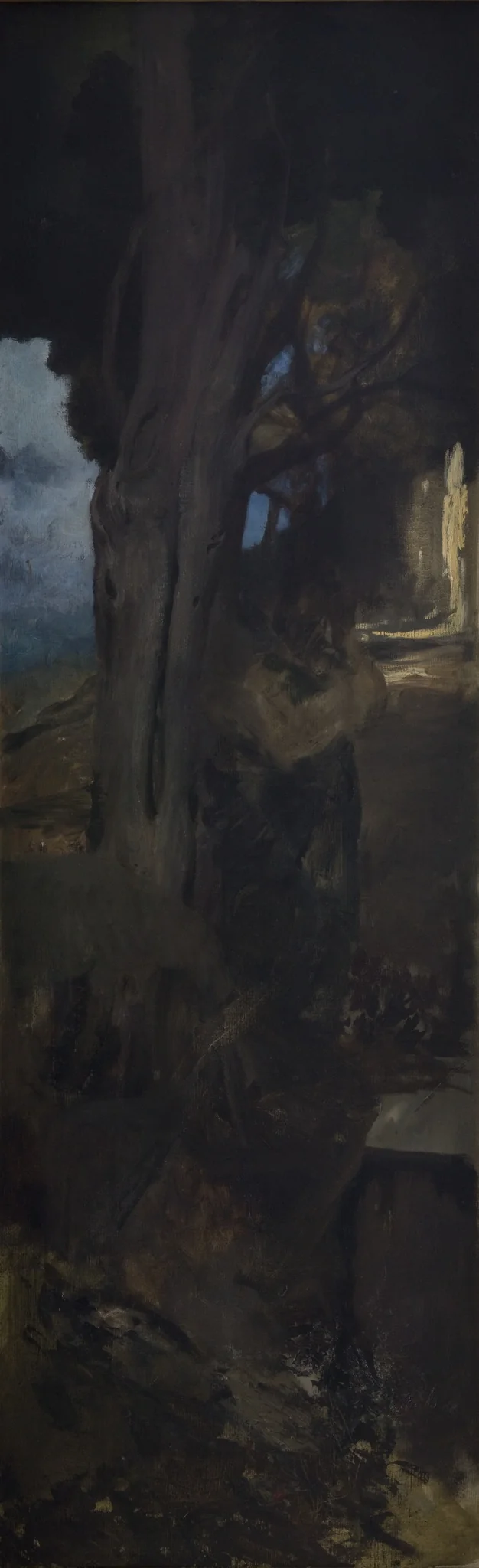 Study of a Tree from the Garden of Villa Aldobrandini in Frascati, detail