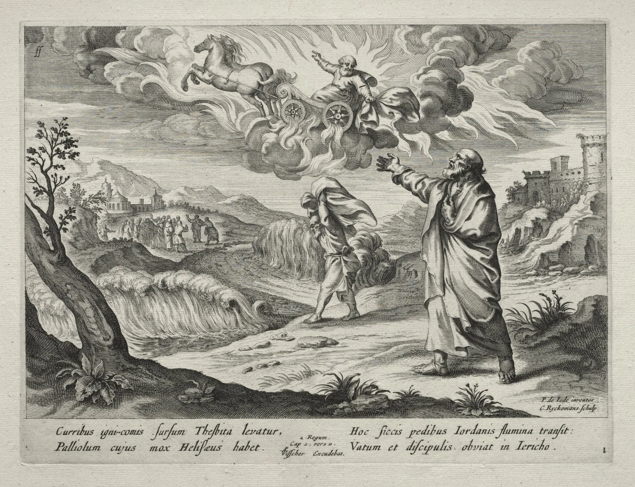 The Story of Elisha, detail