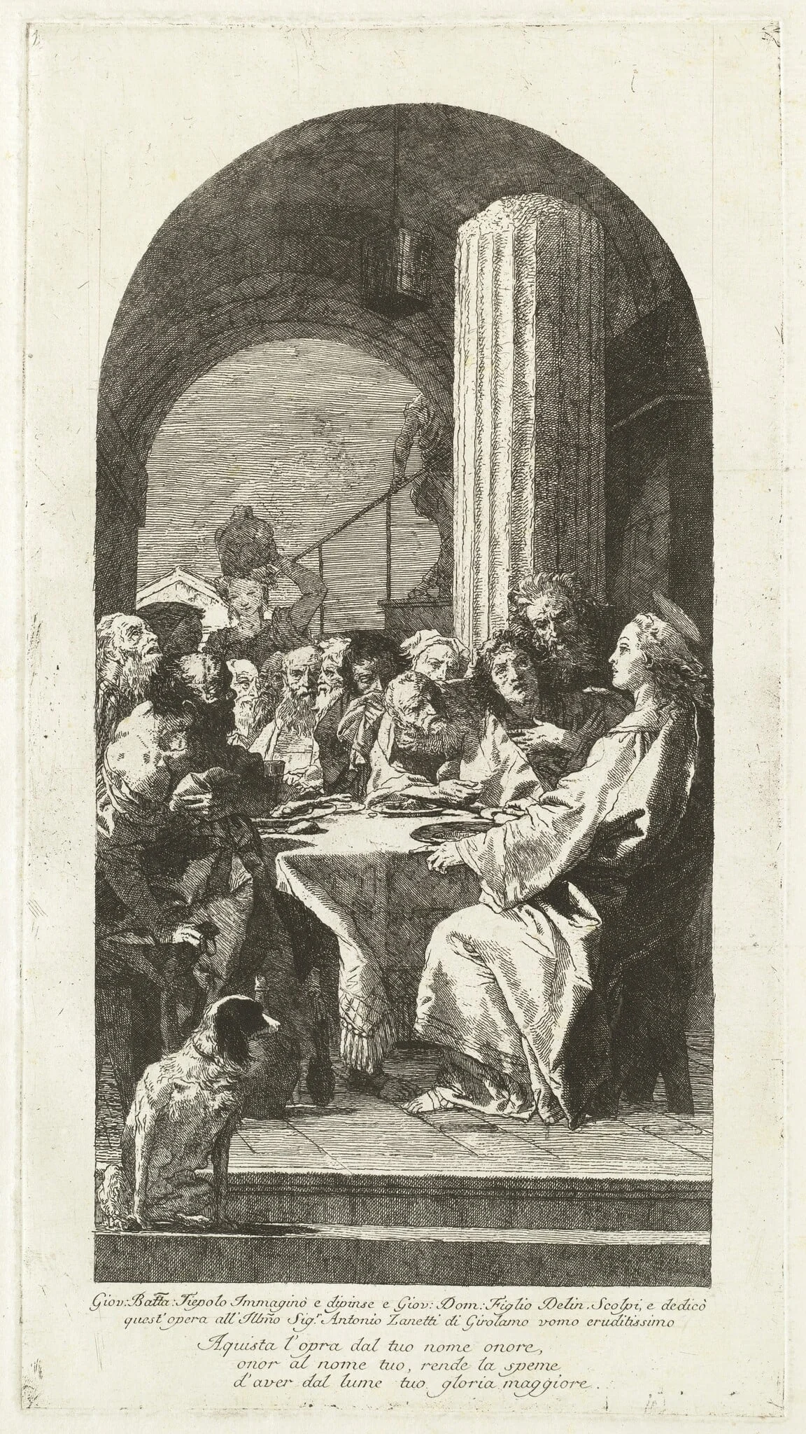 The Last Supper, detail