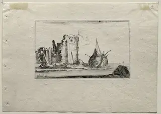 Caprices:  Marine, by Stefano Della Bella, 1642