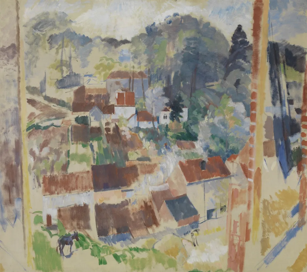 Open Window on Bosvoorde, by Rik Wouters, oil, 1914
