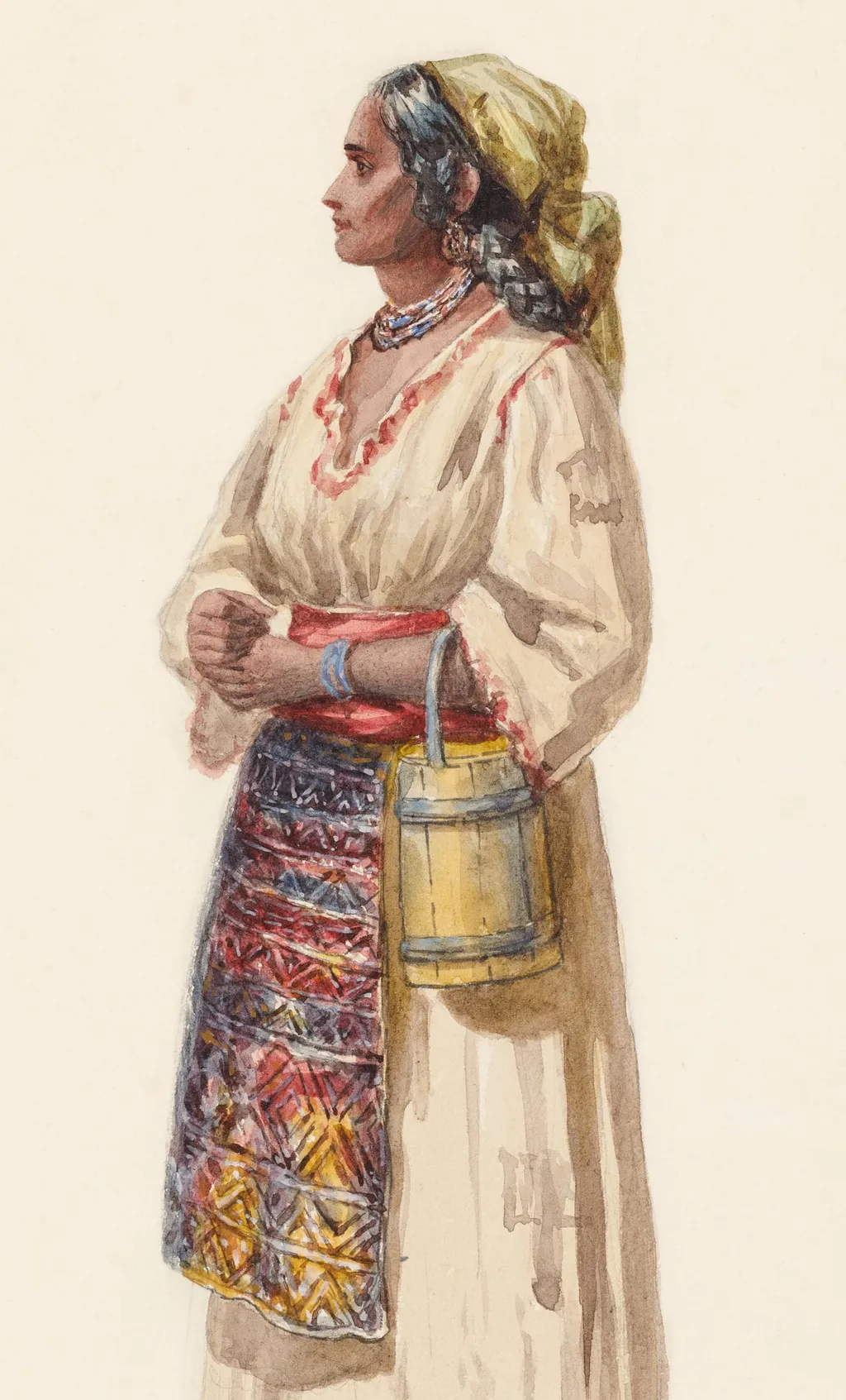 Țigancă, by Carol Szathmary Popp, unspecified, 1850