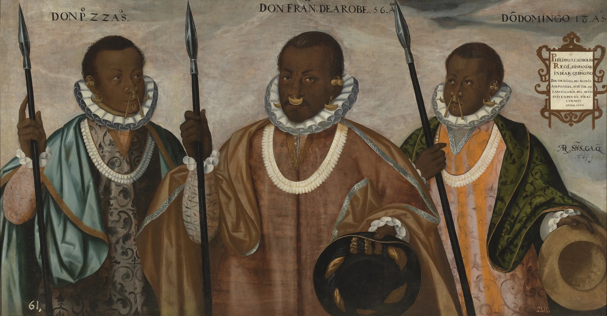 Los mulatos de Esmeraldas, detail