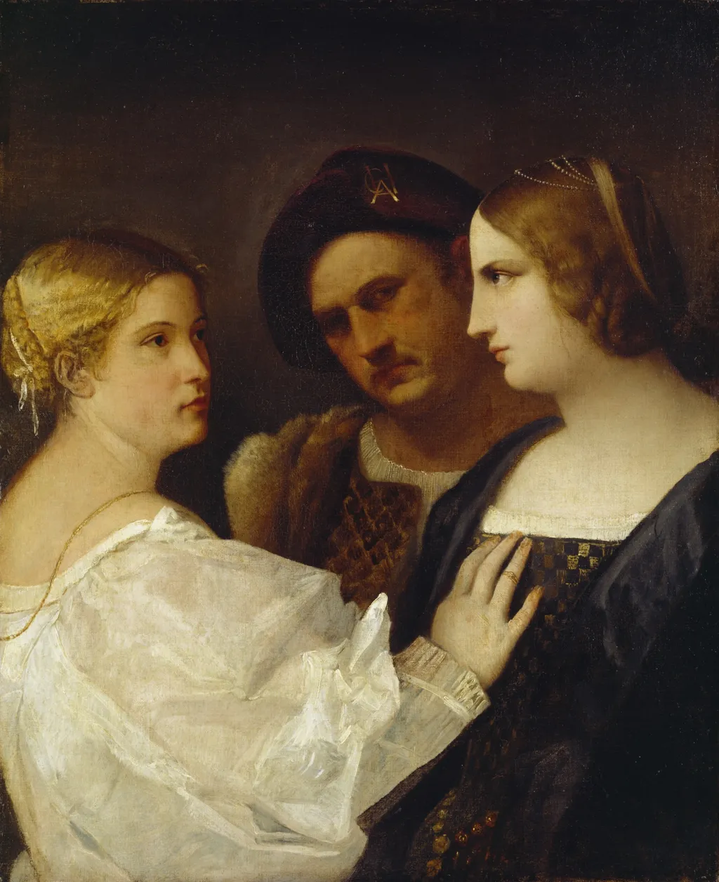 Detroit Trio, by Giorgione, oil, 1510