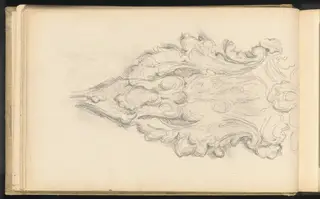 Study of a Decorative Ornament, by Paul Cézanne, graphite, 1880