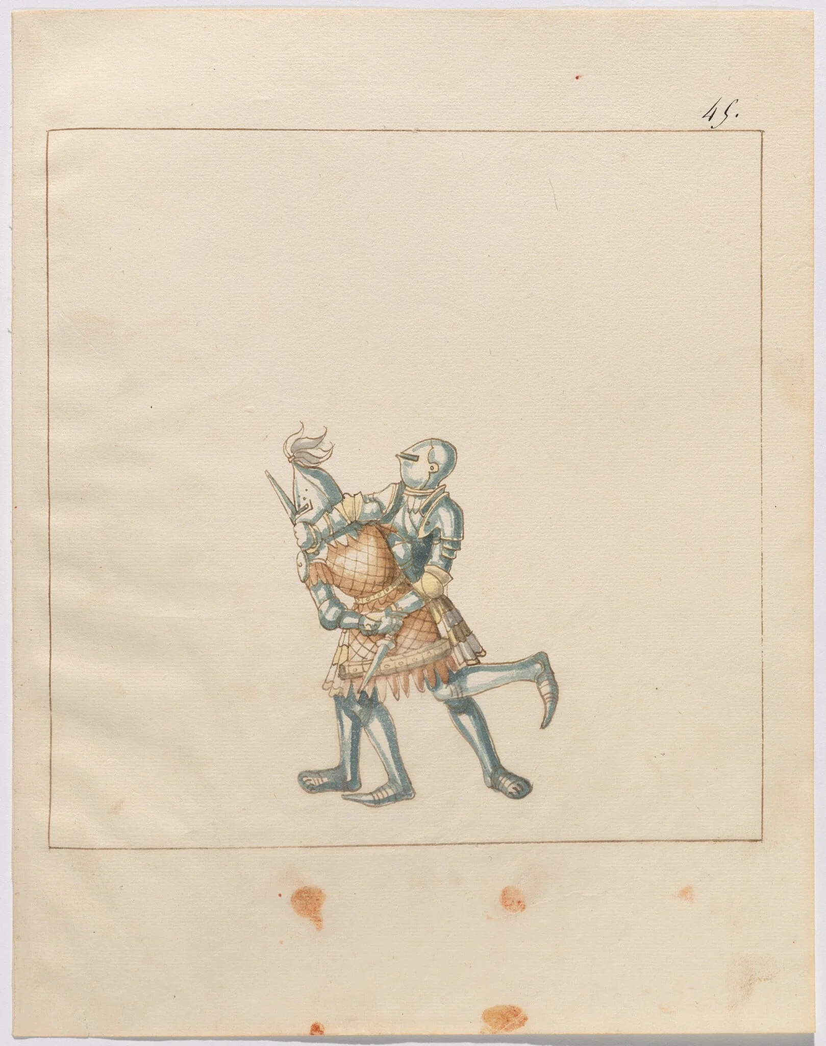 Foot Combat with Daggers, detail