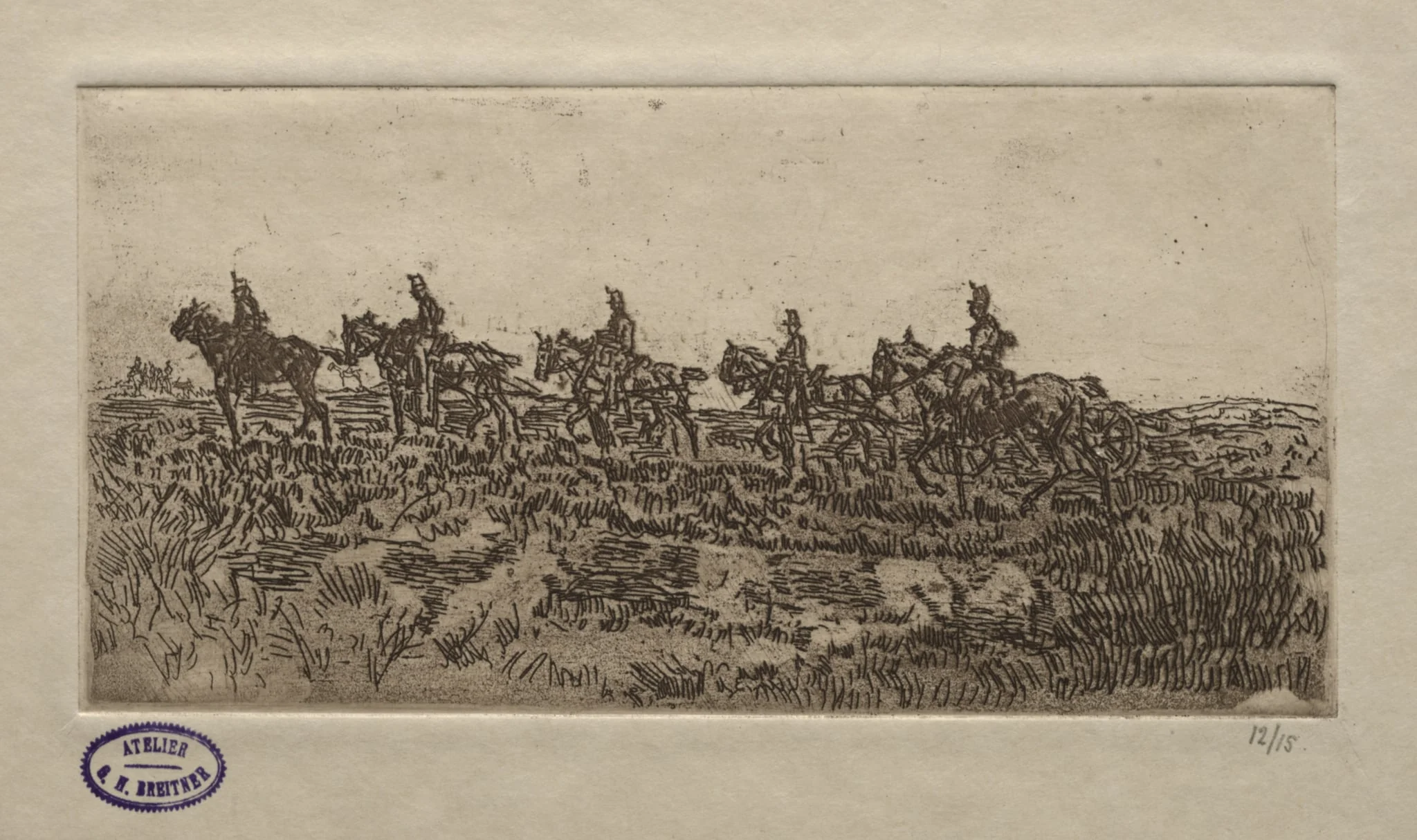 Cavalry Scene, detail