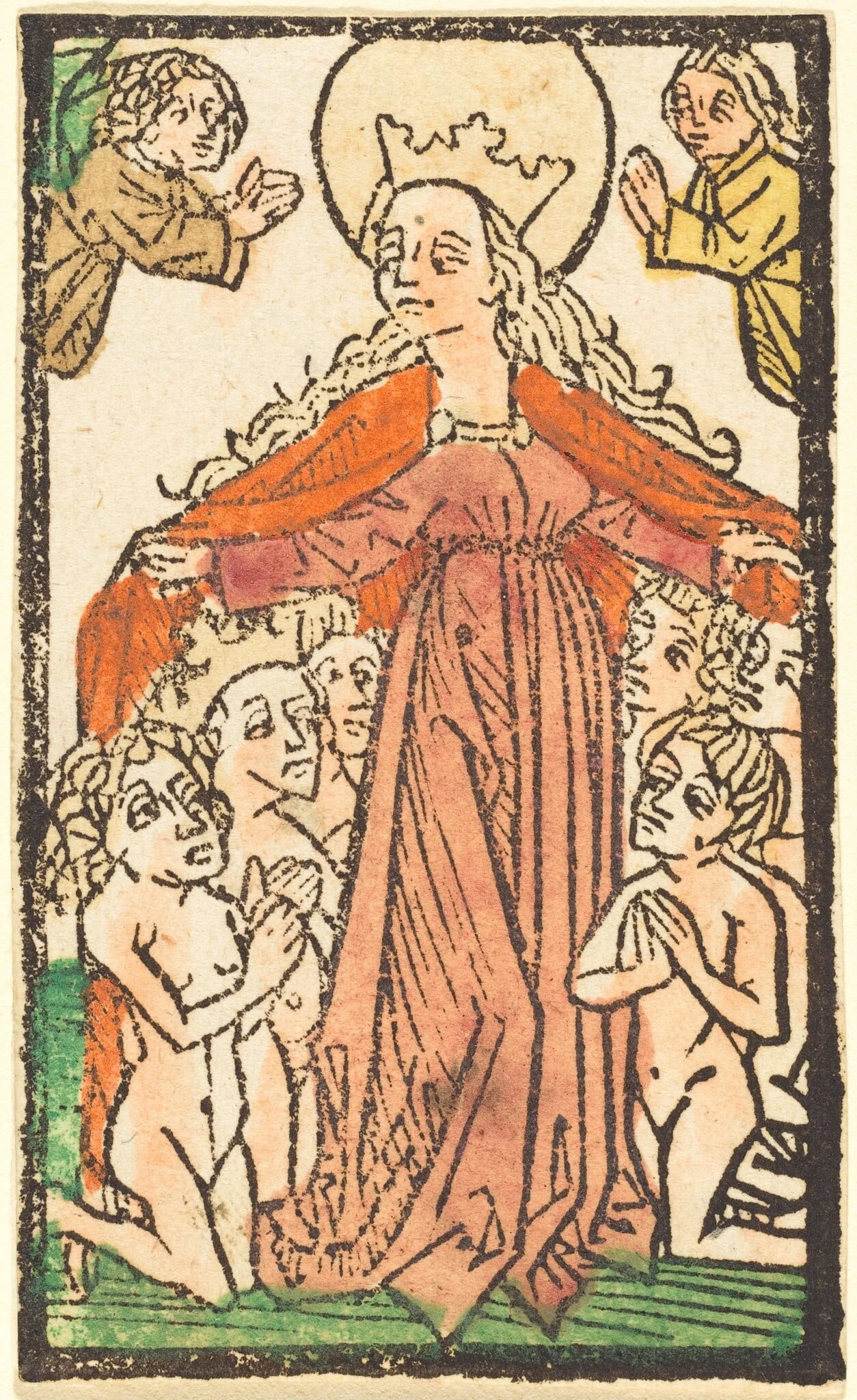 Madonna as a Protectress, detail