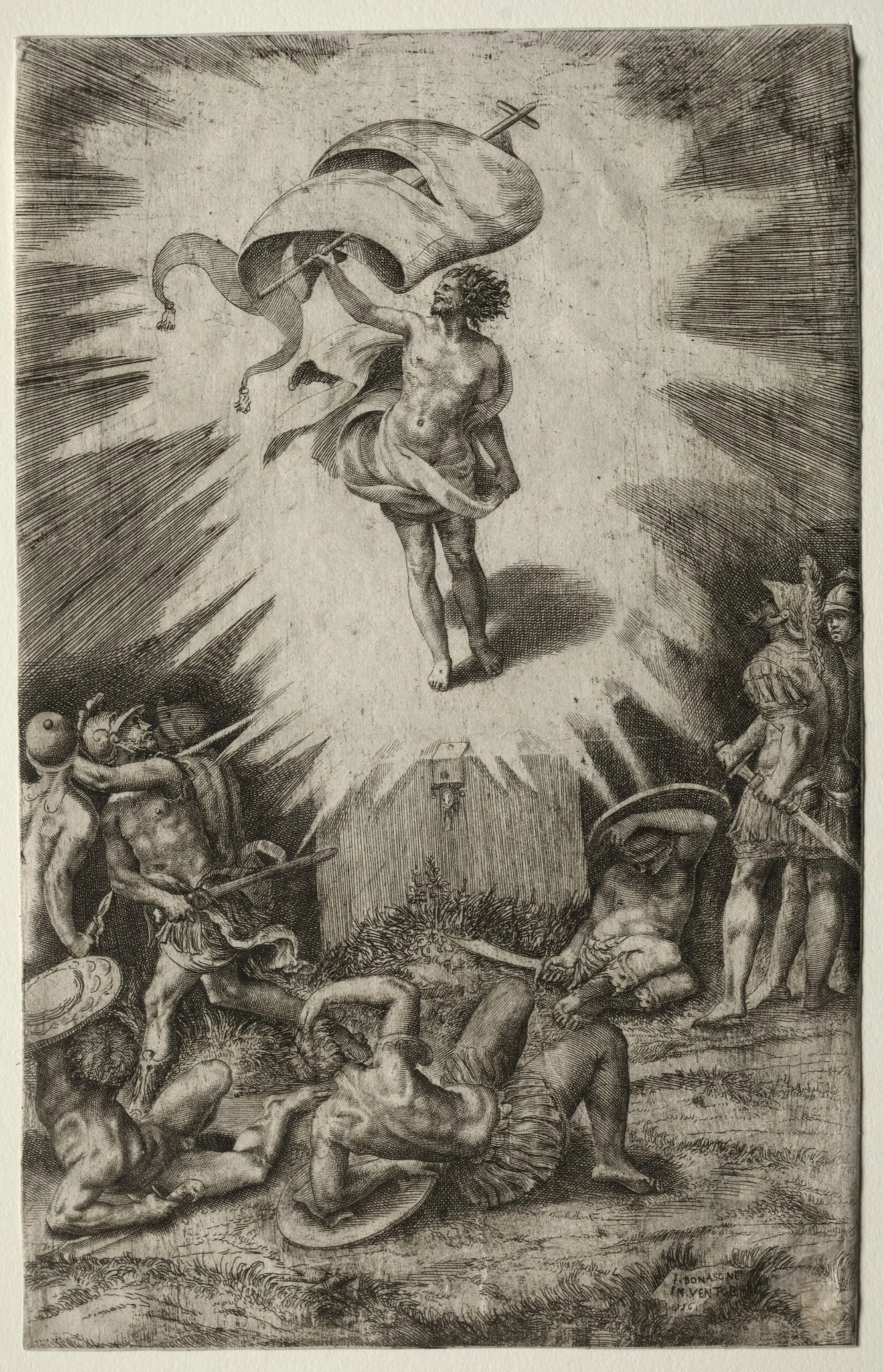 The Resurrection, detail
