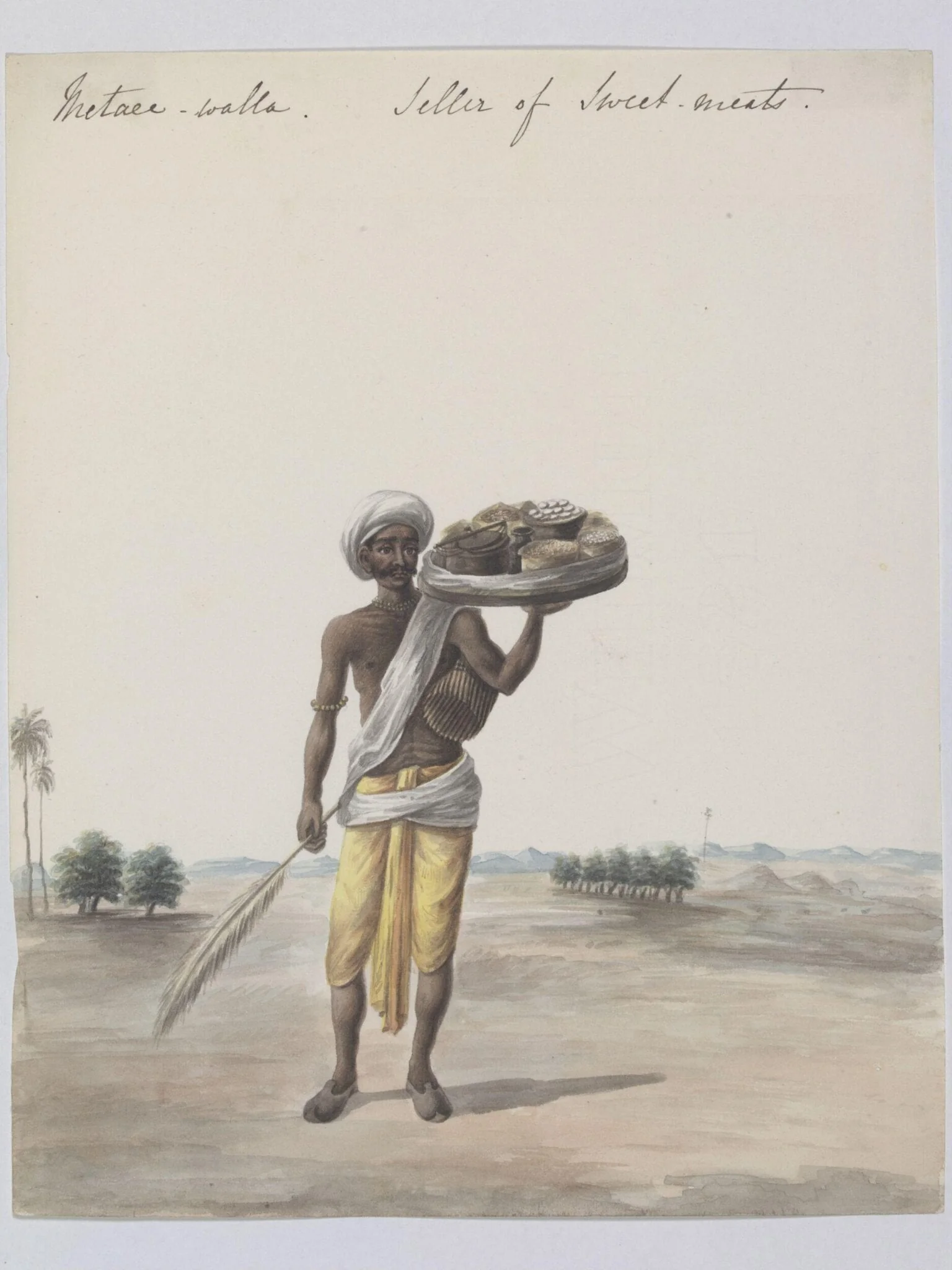 A sweetmeat-seller, detail