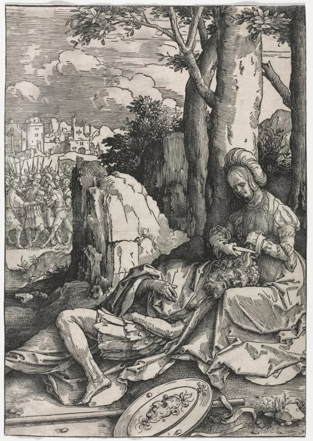 The Power of Women: Samson and Delilah, detail