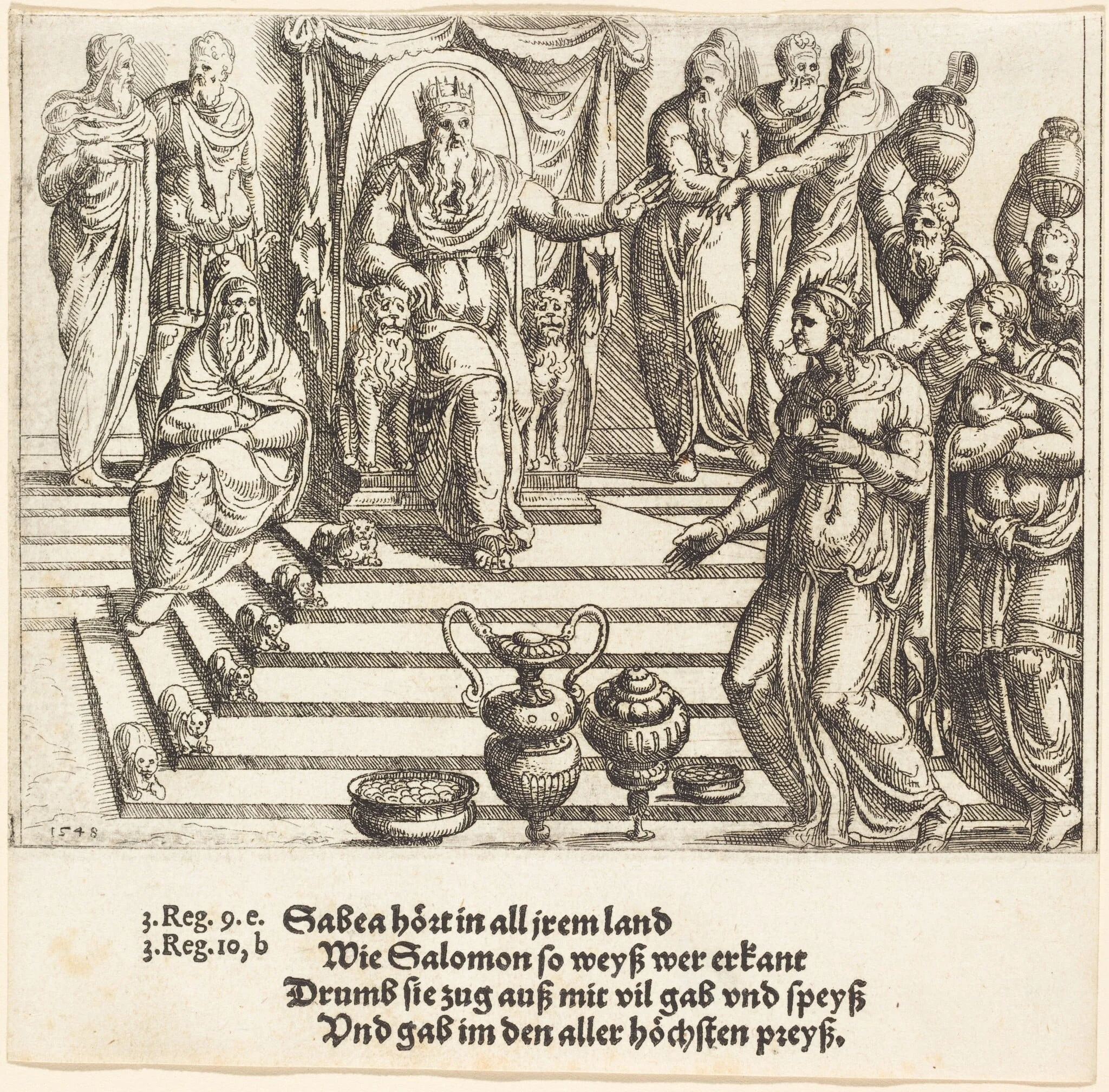 Queen of Sheba's Visit to Solomon, detail