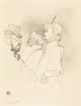 Why Not?...Once Is Not a Habit (Pourquoi pas?...Une fois n'est pas coutume), by Henri de Toulouse-Lautrec, ink, 1893