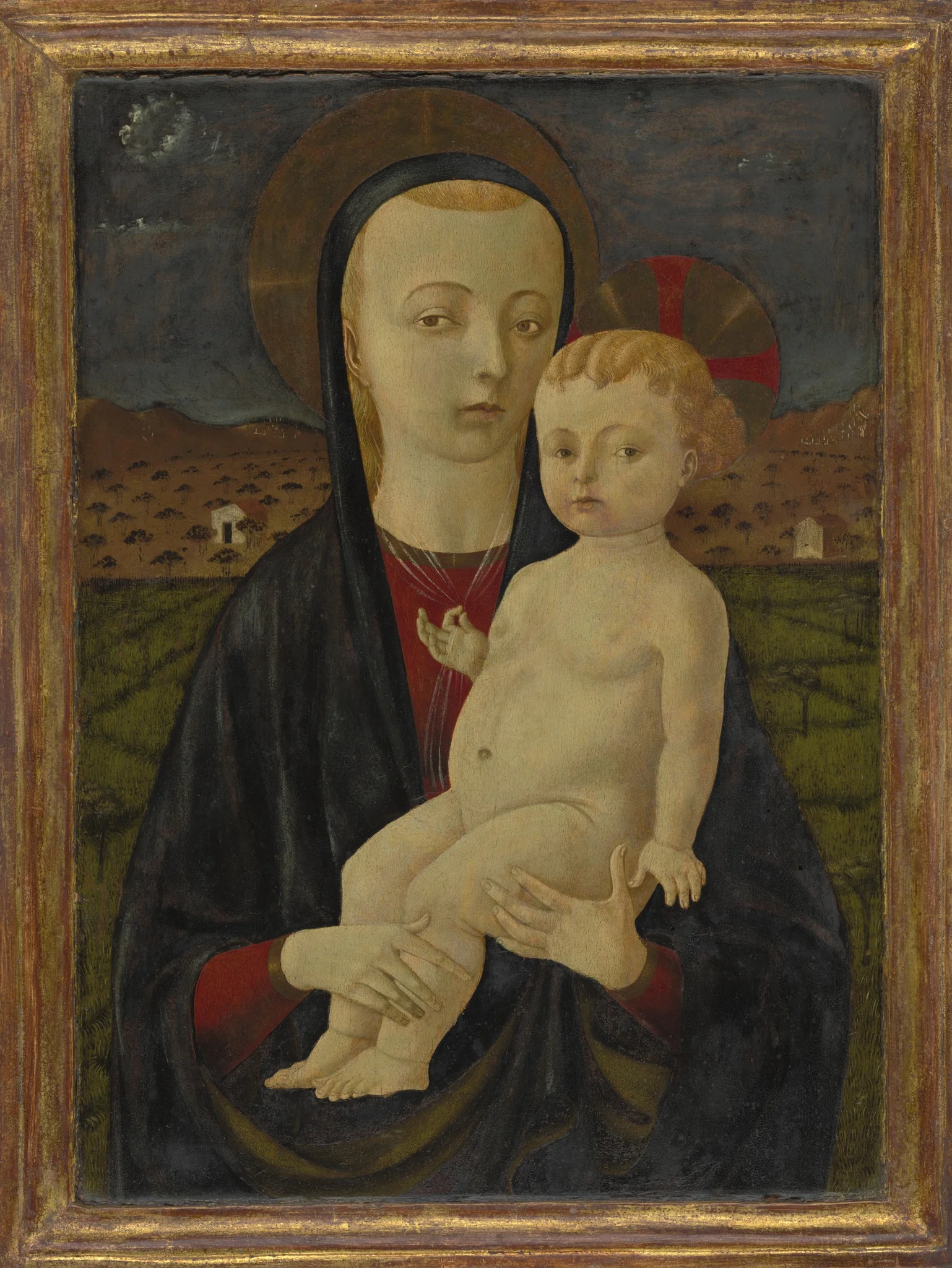 Madonna and Child, detail