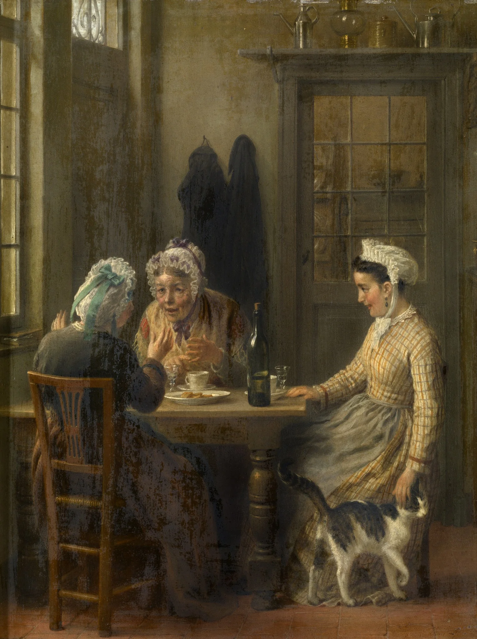 Afternoon Coffee, detail
