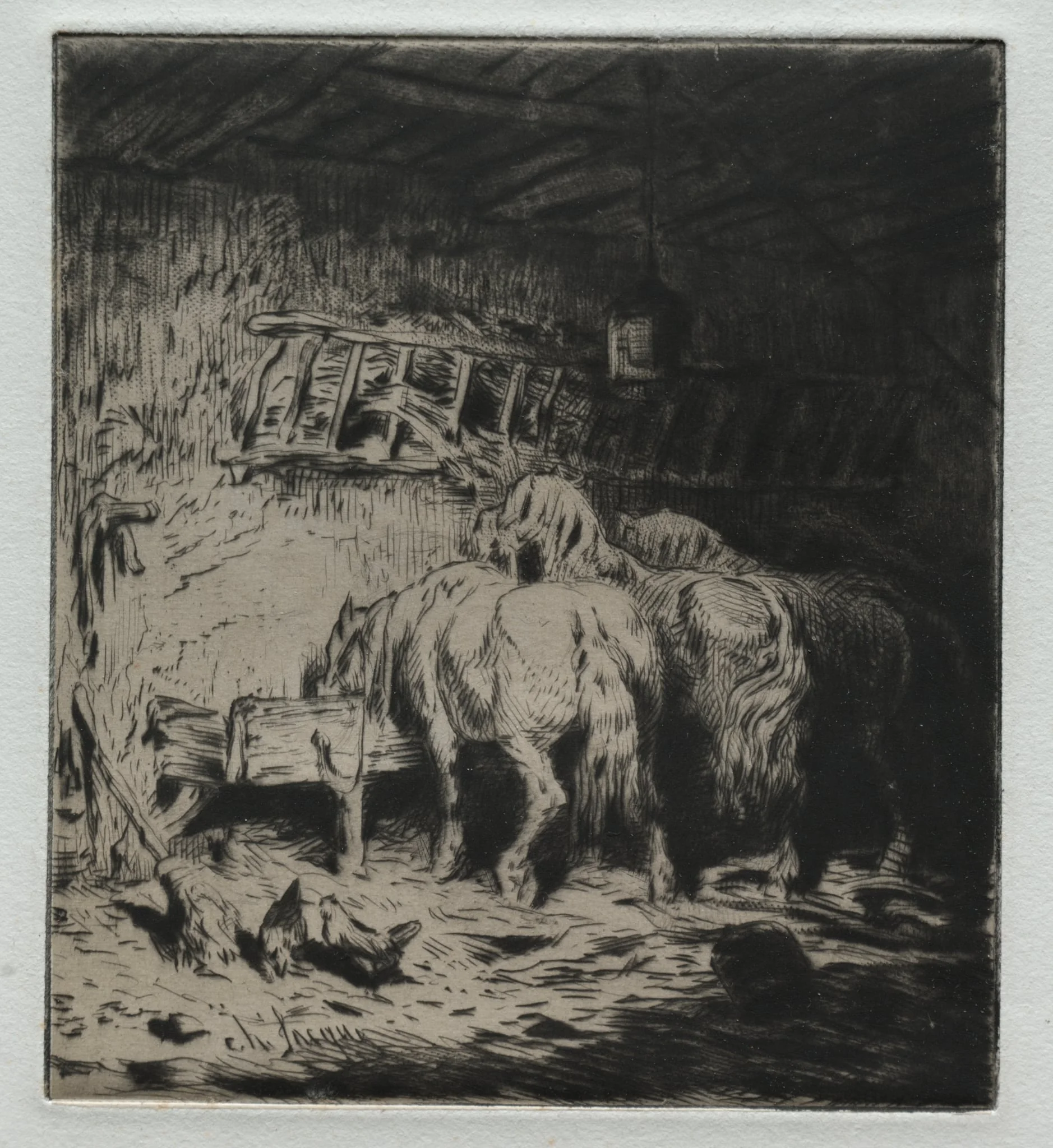 The Stable, detail