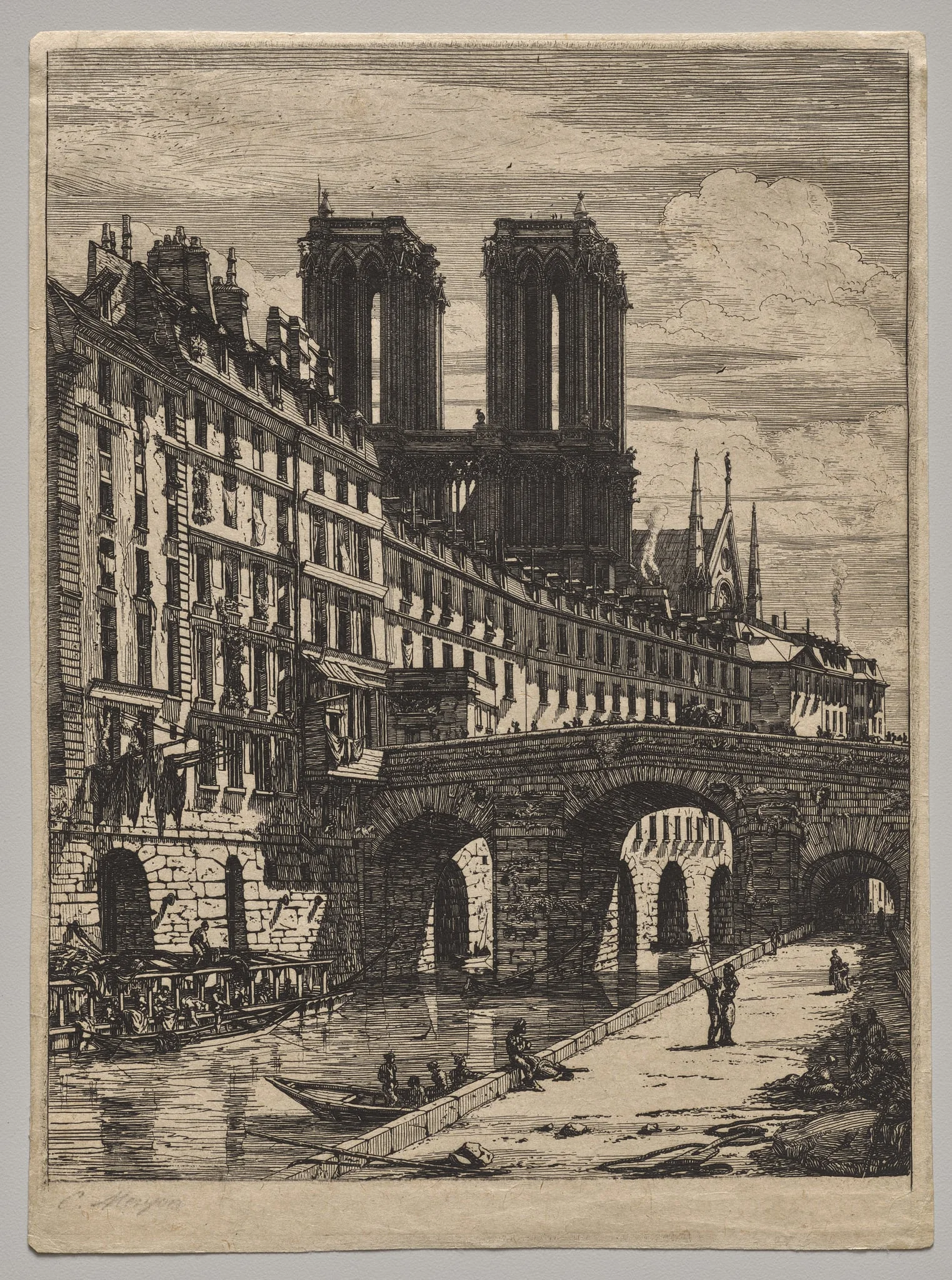 Petit Pont, Paris, detail