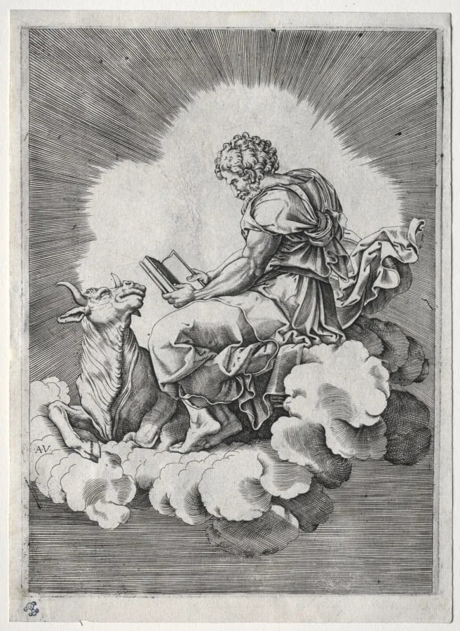 The Four Evangelists, detail