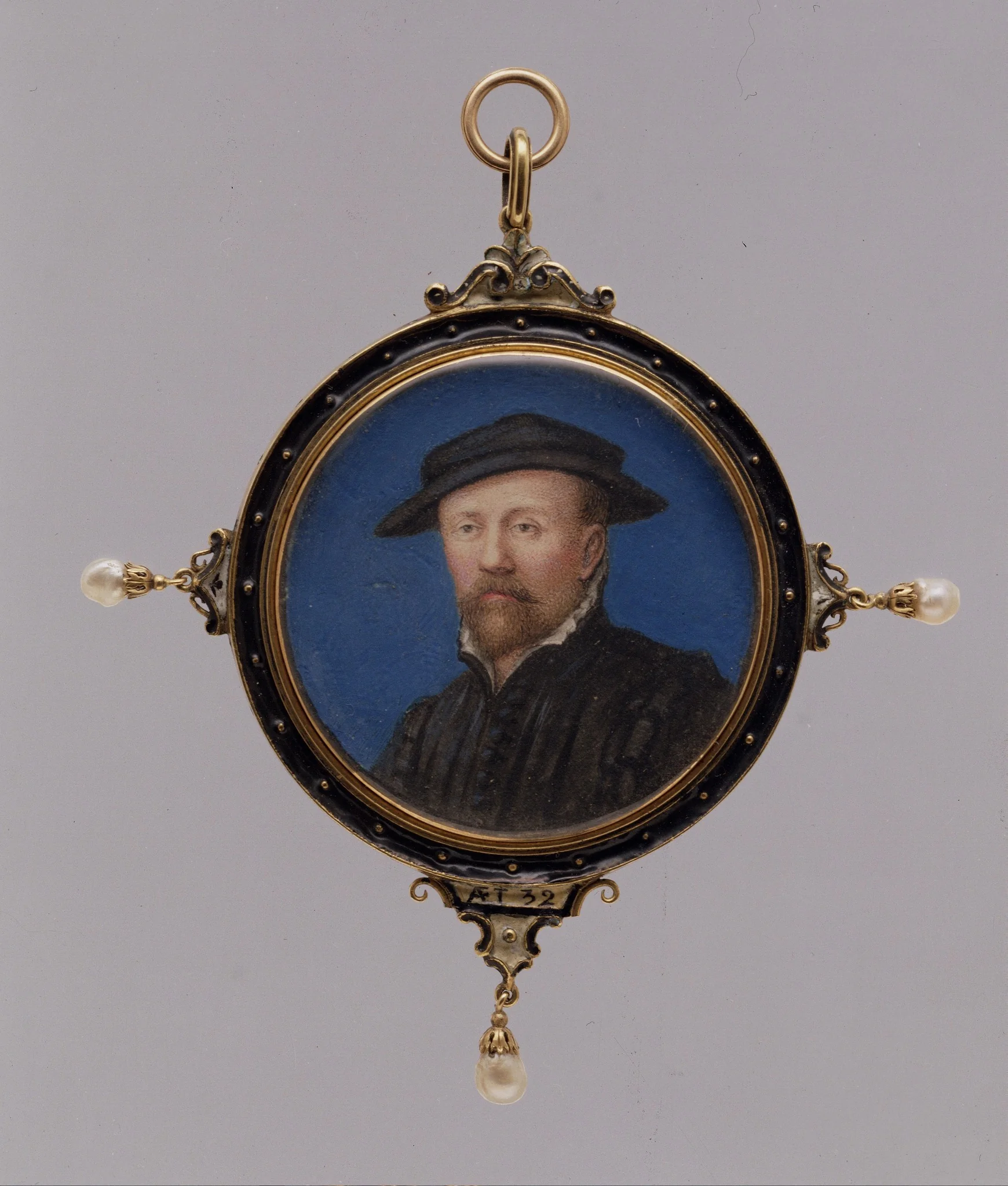 Portrait of a Man, Said to Be Arnold Franz, detail