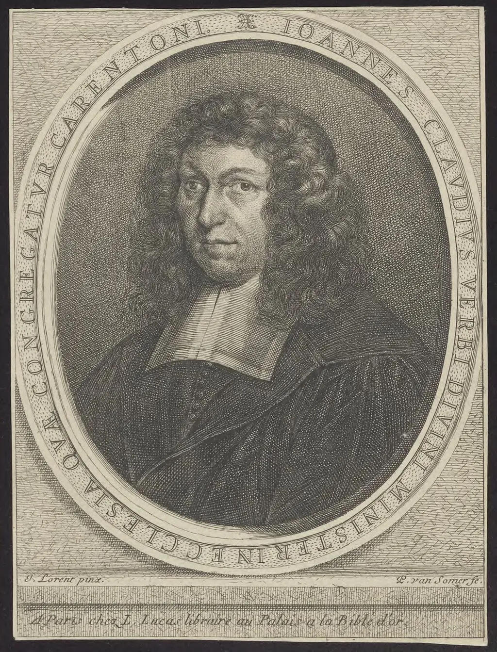 Portrait of Jean Claude [Ministre de Charenton], by [Paulus van ?], Somer, unspecified, 1650
