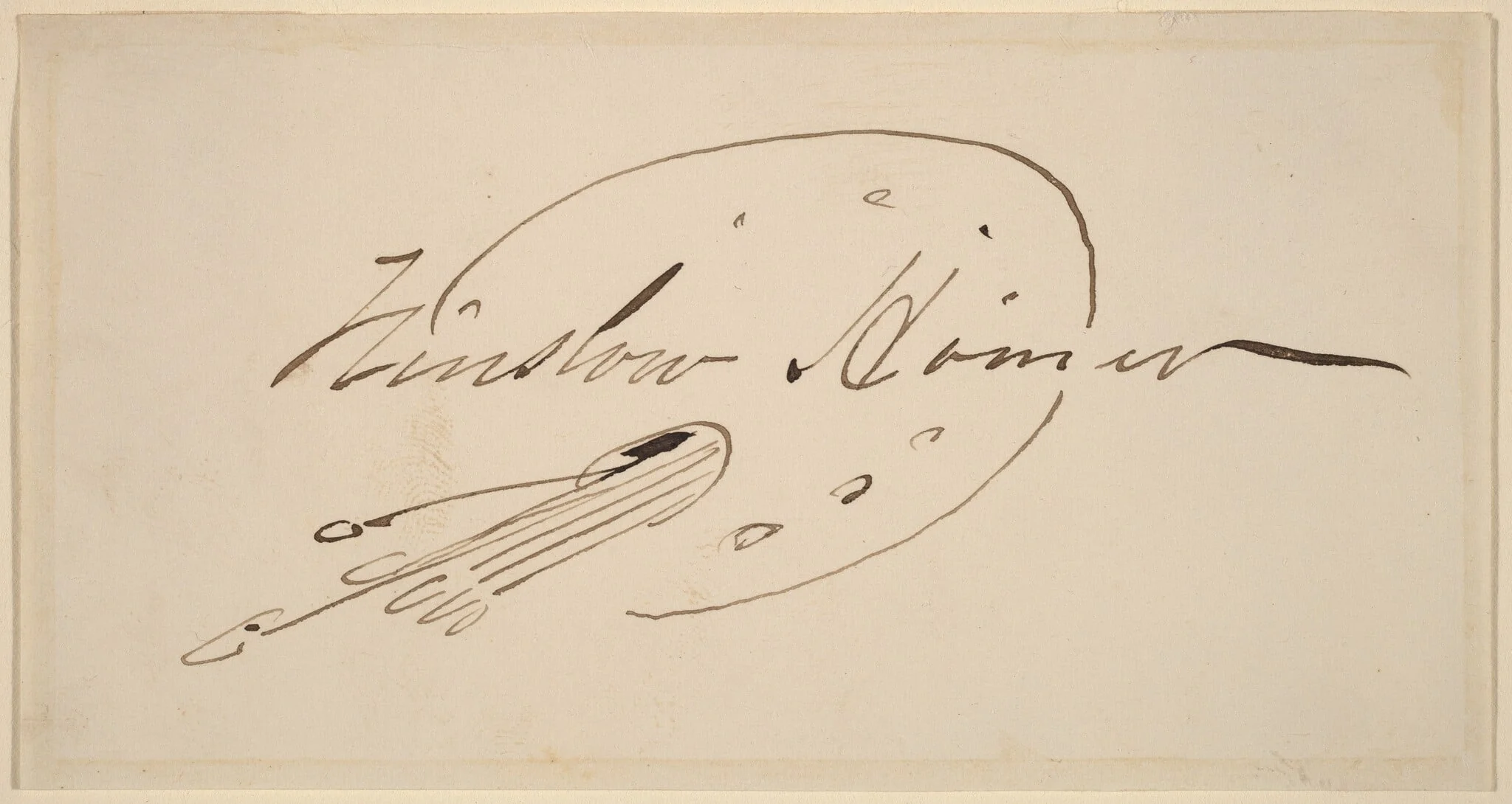 Signature in Palette, detail