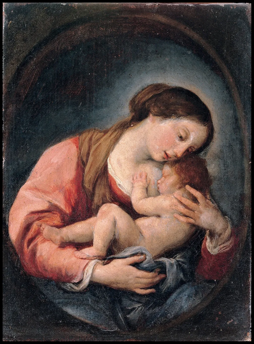 Madonna with the Child, by Giuseppe Bonati, oil, 1660